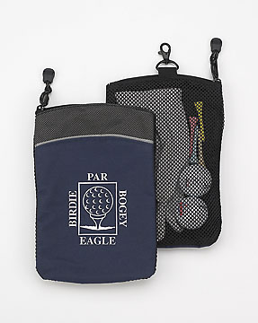 BALL ON TEE DESIGN CLIP-ON POUCH